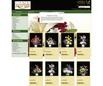 Houstonpreferredflorist.com(Flowers By Nino Inc) Screenshot