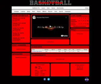 Houstonredstorm.com(Houston Red Storm) Screenshot
