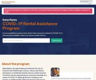 Houstonrentassistance.org(Houstonrentassistance) Screenshot