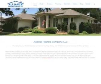 Houstonroofing.com(Alliance Roofing Company) Screenshot