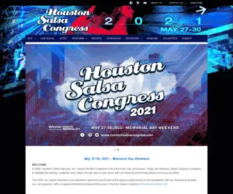 Houstonsalsacongress.com(January 13) Screenshot