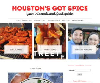 Houstonsgotspice.com(The Guide to Houston's International Food) Screenshot