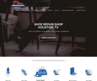 Houstonshoehospital.com(Houston's Favorite Shoe Repair Shop) Screenshot