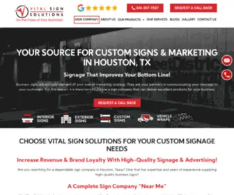 Houstonsigncompany.net(Houston Sign Company) Screenshot