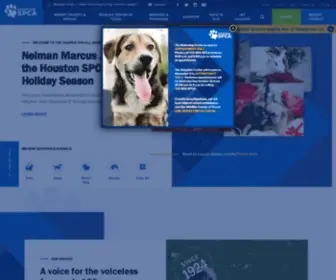 Houstonspca.org(Houston SPCA) Screenshot