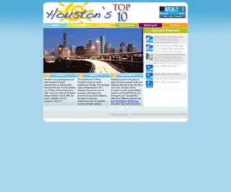 Houstonstop10.com(Houston's Top 10) Screenshot