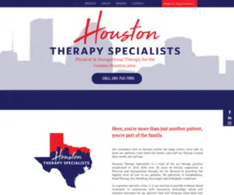 Houstontherapyspecialists.com(We accept most insurance. Houston Therapy Specialists) Screenshot