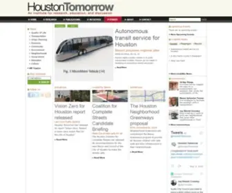 Houstontomorrow.org(Houston Tomorrow) Screenshot