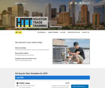 Houstontradetraining.com(Houston Trade Training) Screenshot