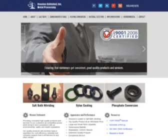 Houstonunlimitedinc.com(Houston Salt Bath Nitriding) Screenshot