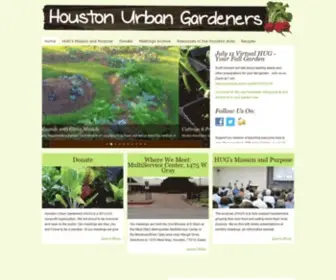 Houstonurbangardeners.org(Local food) Screenshot