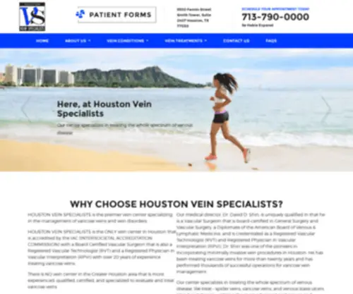 Houstonveinspecialists.com(Houston Vein Specialists) Screenshot