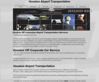 Houstonvippaint.com(HOUSTON AIRPORT TRANSPORTATION LIMOUSINE SERVICES $80) Screenshot