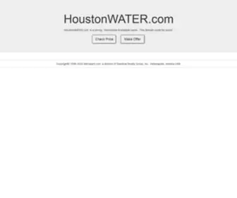 Houstonwater.com(This domain could be yours) Screenshot