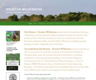 Houstonwilderness.org(Houston Wilderness) Screenshot