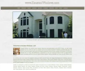 Houstonwindows.com(Houston Window Replacement) Screenshot