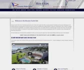 Houstonyachtclub.com(Houston Yacht Club) Screenshot