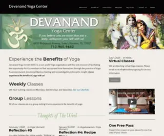 Houstonyoga.org(Devanand Yoga Center) Screenshot