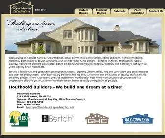 Houthoofdbuilders.com(Custom Homes) Screenshot