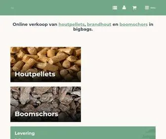 Houtpellets-Brandhout.be(Tuincentrum Thielemans Webshop) Screenshot