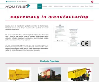 Houtris.com(Designing solutions tailored to your needs) Screenshot