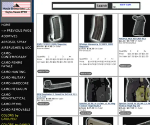 Houtsenterprises.com(Houts Enterprises) Screenshot