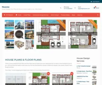 Houzone.com(House Plans) Screenshot