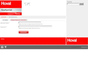 Hovalpinist.at(Benutzerkonto) Screenshot
