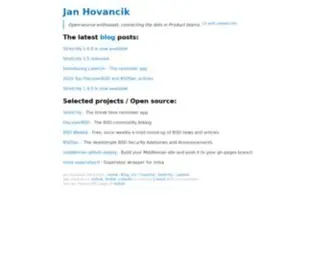 Hovancik.net(Jan Hovancik) Screenshot