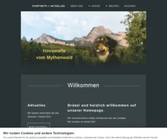 Hovawarte-Vom-MYthenwald.ch(Hovawarte vom Mythenwald) Screenshot