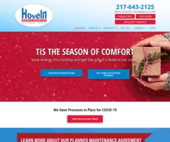 Hoveln.com(Hoveln Heating & Cooling) Screenshot