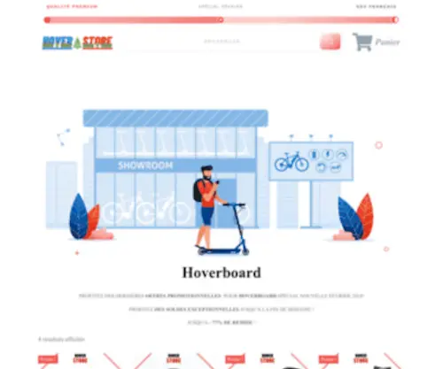 Hover-Store.fr(Hoverboard) Screenshot