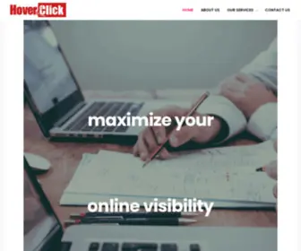 Hoverandclick.com(Digital Marketing Agency) Screenshot