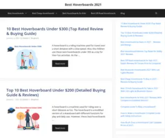 Hoverboardes.com(Best HoverboardsSelf Balancing Scooter Reviews & In) Screenshot