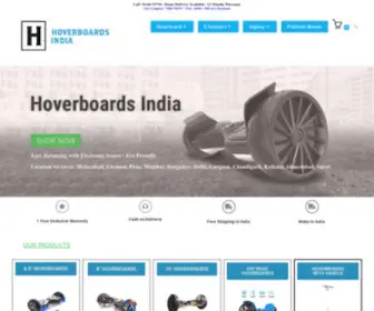 Hoverboardsindia.in(Hoverboards India) Screenshot