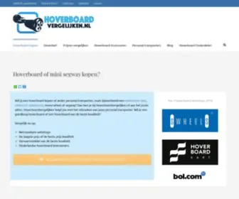 Hoverboardvergelijken.nl(Vergelijk hoverboards en prijzen online) Screenshot