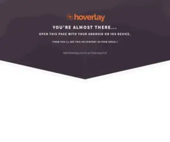 Hoverlay.io(Augmented Reality Platform) Screenshot