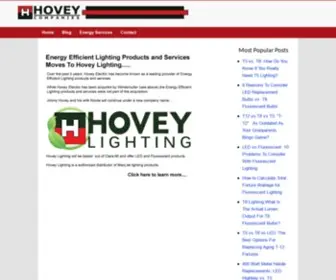 Hoveyelectric.com(Home page for Hovey Electric and Hovey Lighting) Screenshot