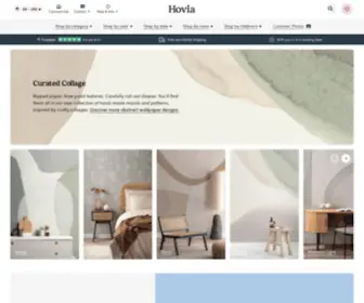 Hovia.com(Refreshingly Modern Wallpaper & Wall Murals) Screenshot