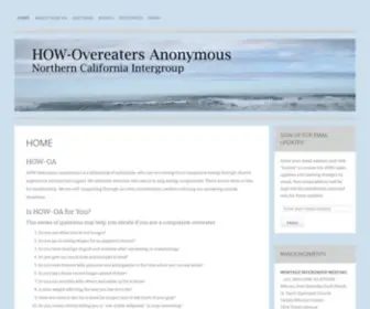 How-OA.org(HOW-OA HOW Overeaters Anonymous) Screenshot