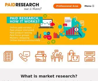 How-Paid-Research-Works.com(One of the only genuine way to make some extra money online) Screenshot