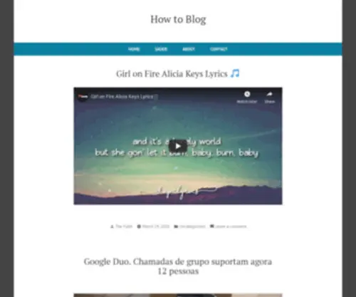 How-TO-Blog.net(How to Blog) Screenshot