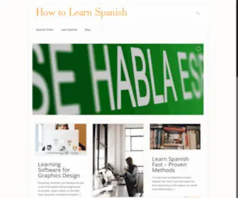 How-TO-Learn-Spanish.eu(How TO Learn Spanish) Screenshot