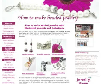 How-TO-Make-Beaded-Jewelry.com(Make beaded jewelry) Screenshot