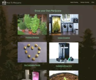 How-TO-Marijuana.com(Growing Marijuana for Beginners) Screenshot
