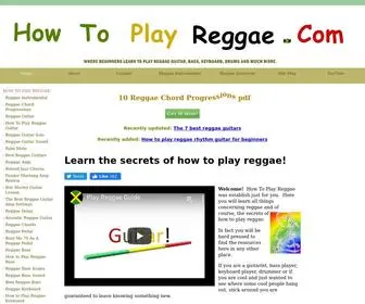 How-TO-Play-Reggae.com(How to play reggae) Screenshot