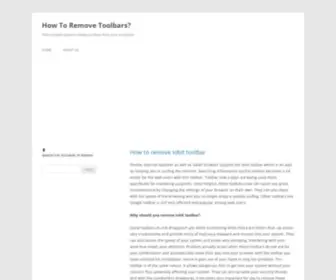How-TO-Remove-Toolbars.com(The complete guide to delete toolbars from your computer) Screenshot