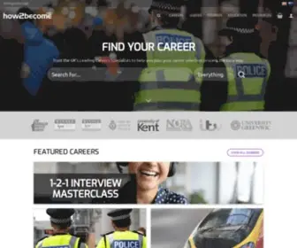 How2Become.com(UK's Leading Career) Screenshot