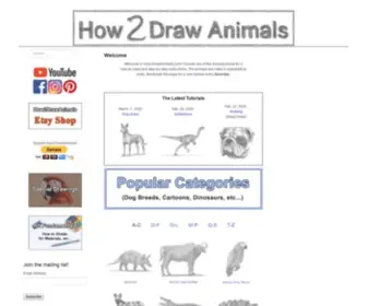How2Drawanimals.com(Learn how to draw any animal with how) Screenshot