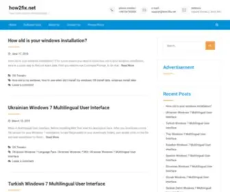 How2Fix.net(how2fix) Screenshot